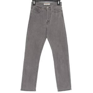 Levis Womens Jeans Wedgie Straight Button Fly Gray Size 25 KQ